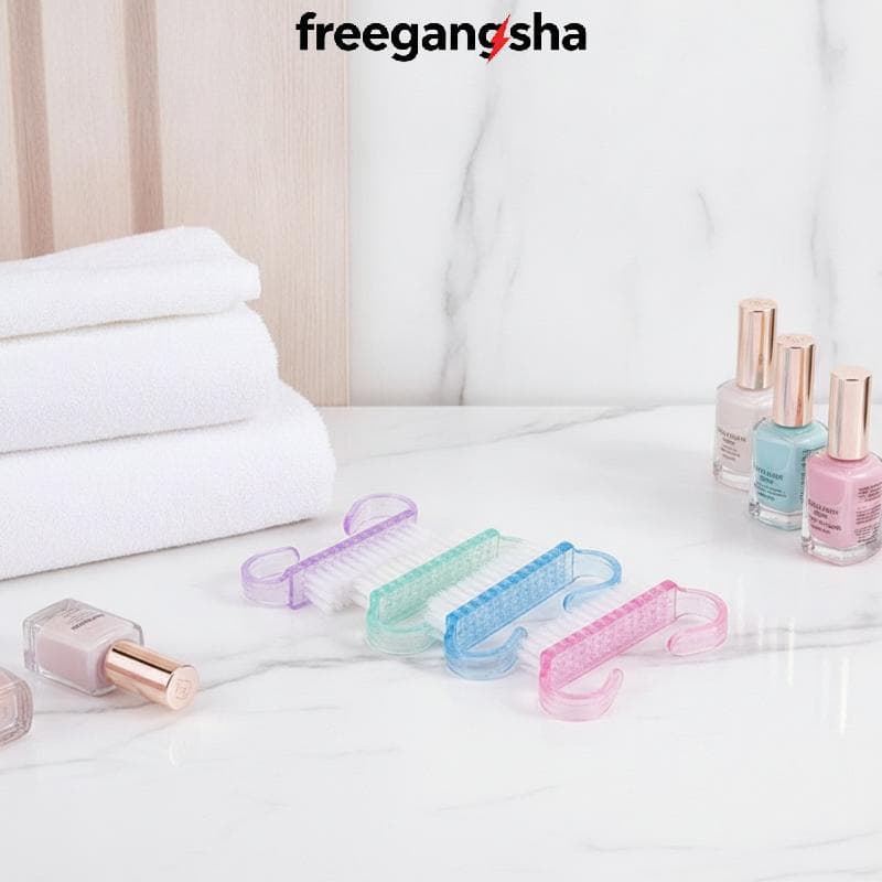 [FRE] Escovas De Limpeza De Unhas Coloridas , Macias , Cerdas Densas , Cabo Ergonômico Confortável Para Cuidados Diários