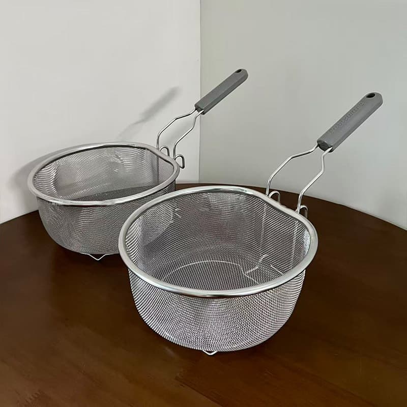 304 coador de aço inoxidável grau alimentício cozinha do agregado familiar macarrão cozinhar macarrão filtro filtro filt
