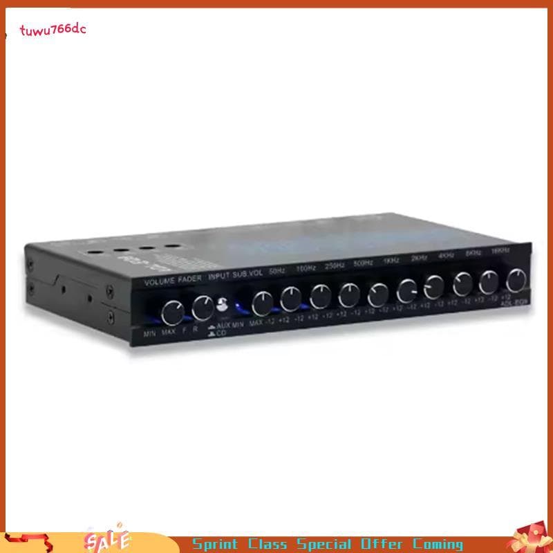 [Entrega Rápida BR] Audio EQ Tuning Crossover Amplificador Equalizador De Carro