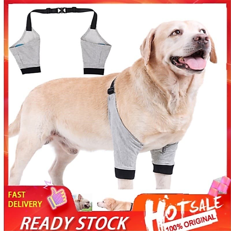 Cotoveleiras para cães YL com mangas de almofadas de algodão evitam danos
