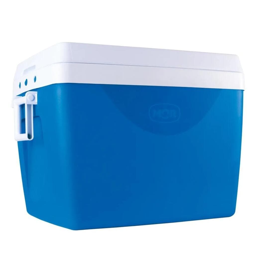 Caixa Térmica Mor 75L Azul com Alça para Camping Praia e Churrasco