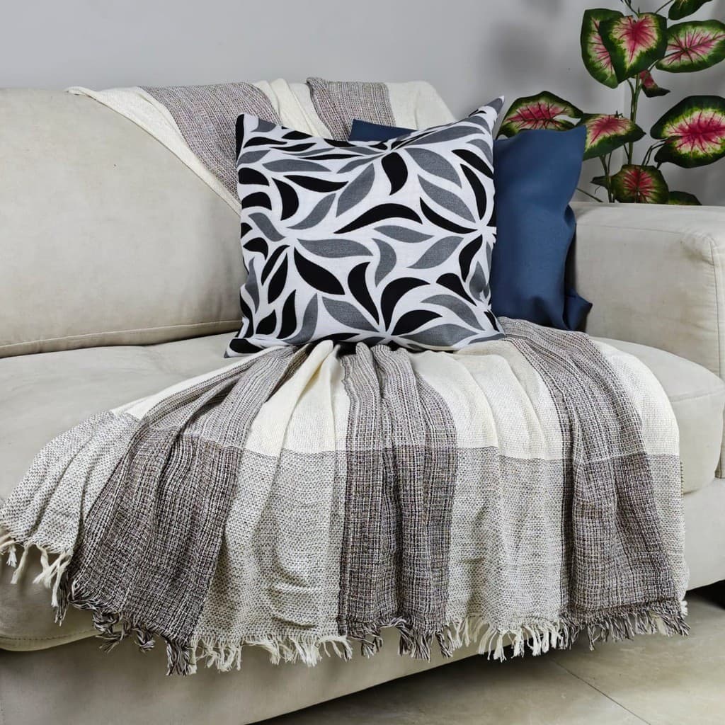 KIT 2 Mantas 2,10m x 1,20m para Sofá   Decorativa  Algodão | Cobre Sofá e Colchão