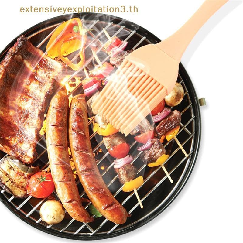 Home EE Escova De Óleo De Silicone Alinhavo De Churrasco Tempero Molho Bolo Pão Manteiga Ovo Resistente Ao Calor Cozinha