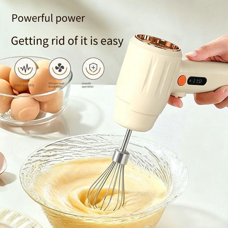 Batedor elétrico doméstico automático pequeno batedor de creme portátil mexendo massa e batedor de macarrão