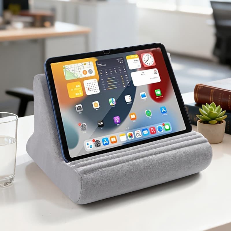 Tablet Desktop travesseiro suporte Multi-ângulo ajustável leitura travesseiro preguiçoso escritório em casa aprendizagem
