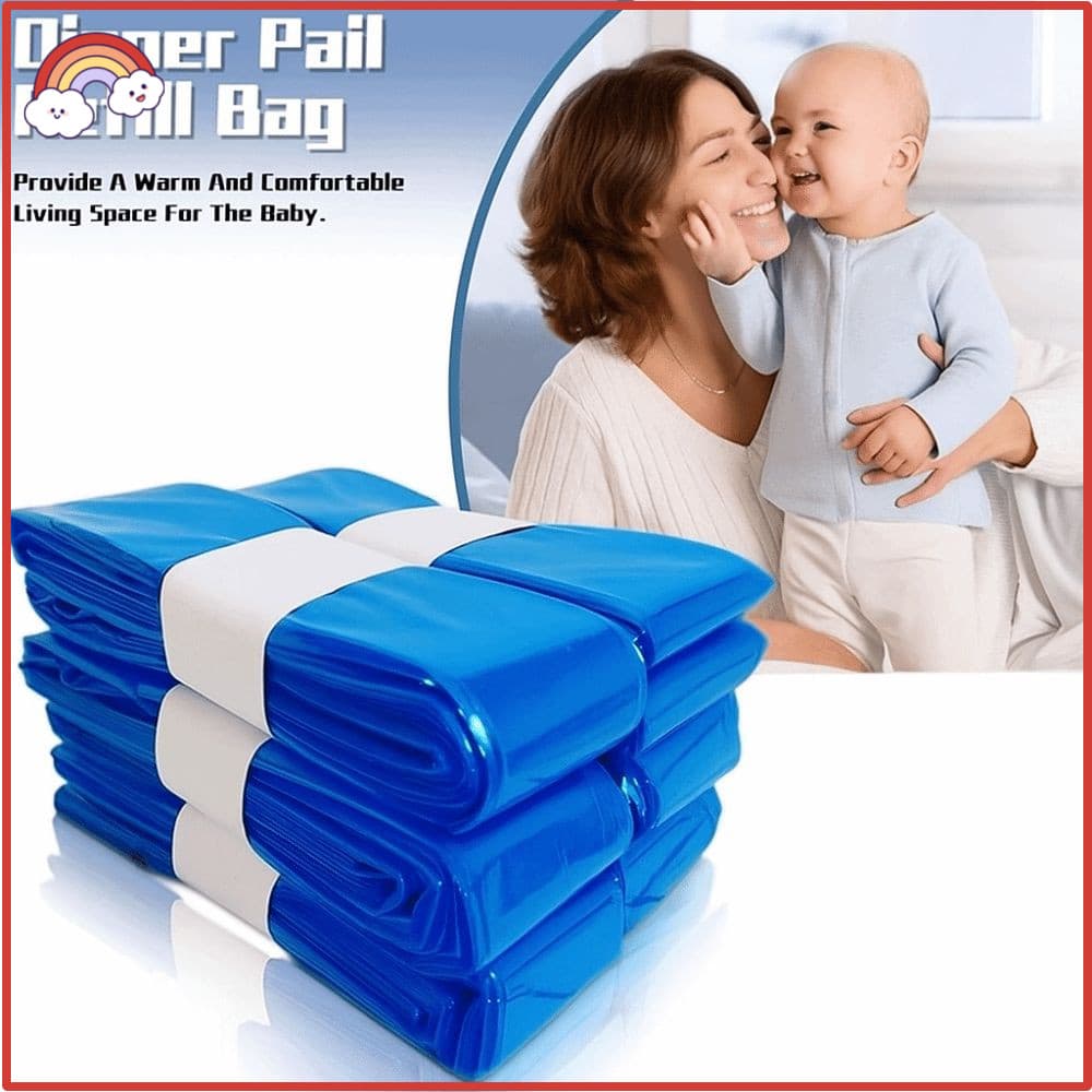Recargas De Lixeira Upstopao , Sacos De Lixo De Fraldas Duráveis E Resistentes A Rasgos De Bebê Para Salas De Estar