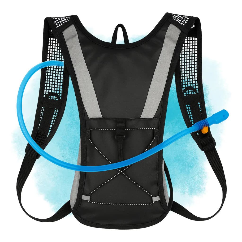 Mochila com bolsa de água de 2 litros de capacidade, vem com uma bolsa de água recarregável, adequada para ciclismo, cor