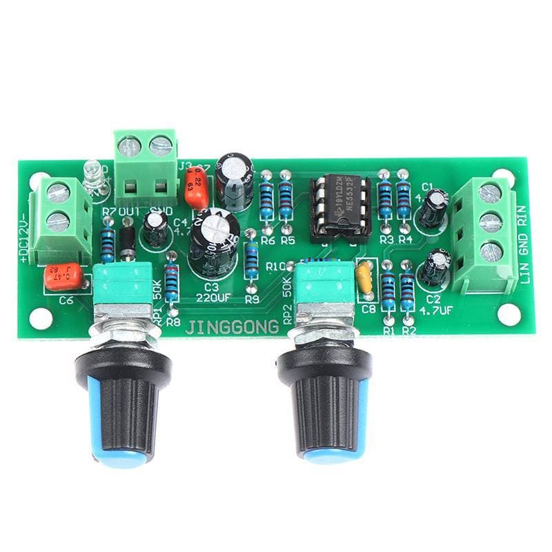 JTN Placa De Filtro De Passagem Baixa De Fonte Única Pré-Amplificador De subwoofer 2.1 Canais DC10-30V NW