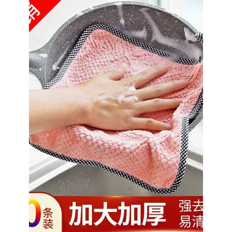 Pano de prato de cozinha absorver água óleo antiaderente remover manchas cozinha toalha de prato doméstico pano de prato