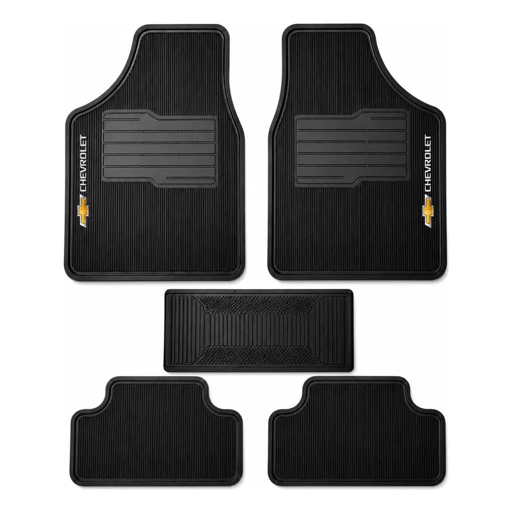 Jogo Tapete Borracha Para Carros Personalizado Chevrolet
