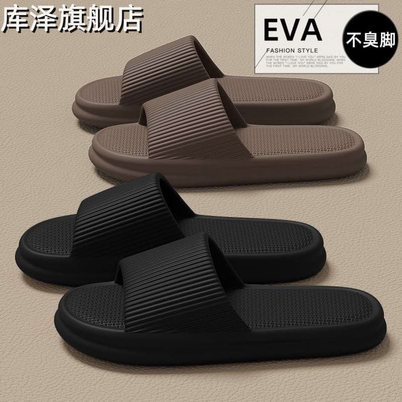 Chinelos desodorantes masculinos verão ao ar livre Wear 2026 novo estilo casa interior banheiro sola macia antiderrapant