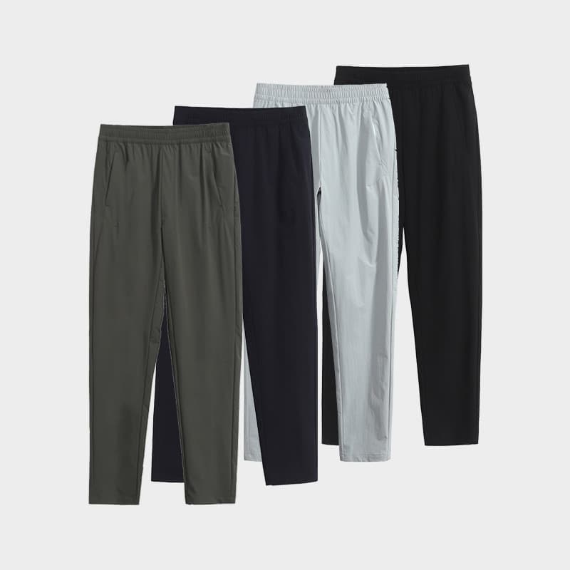 Calças casuais de tecido masculino de verão Cool Sense Calças de alta qualidade repelentes de água Calças compridas de s