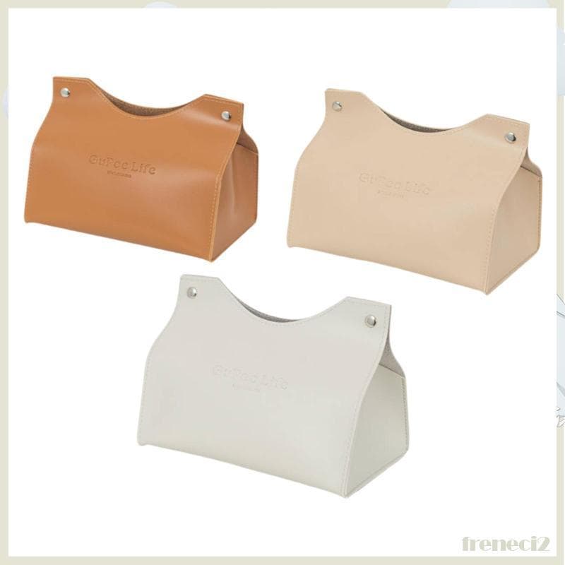 [Freneci2] Caixa De Tecido Suporte Moderno Organizador Retangular Caso Armazenamento Decorativo Guardanapo De Couro PU C