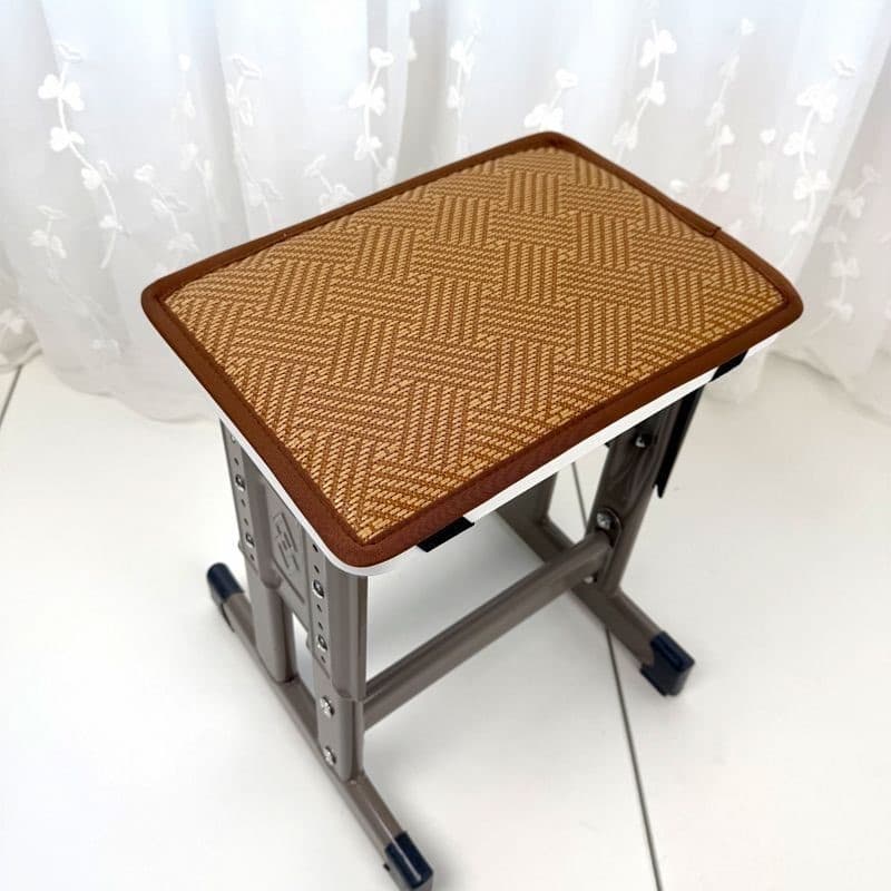 Almofada de banco de verão para estudantes, roupas de sala de aula, trabalho de fábrica, retangular, respirável, almofad