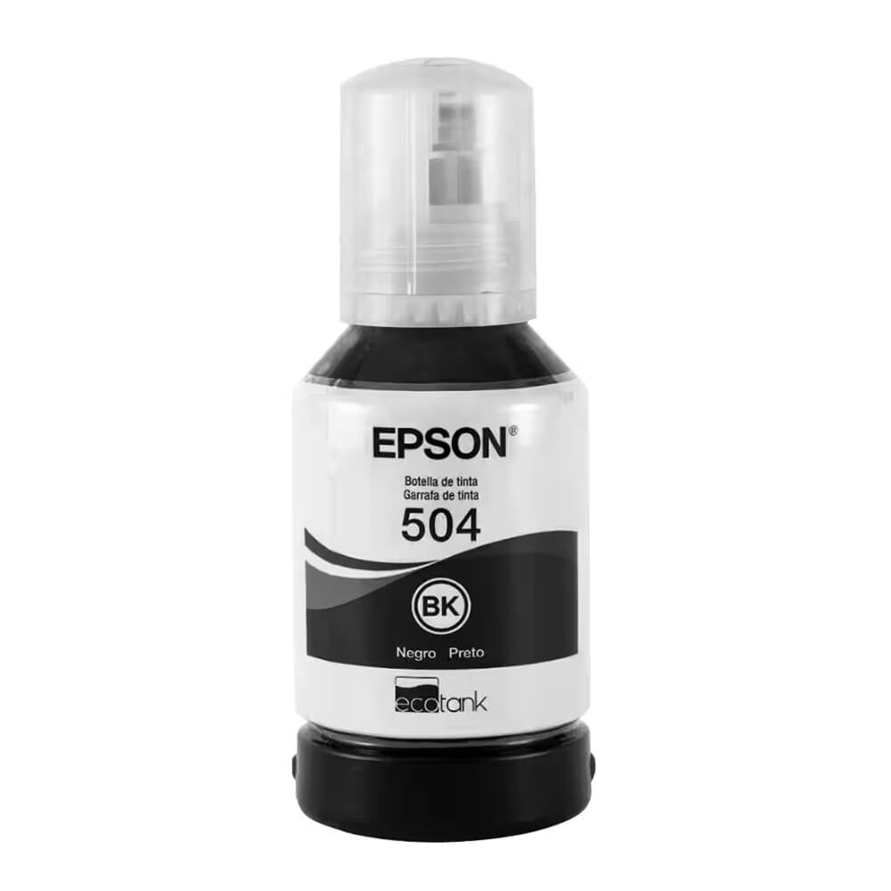 Refil Tinta Epson T504 Preto [F133]