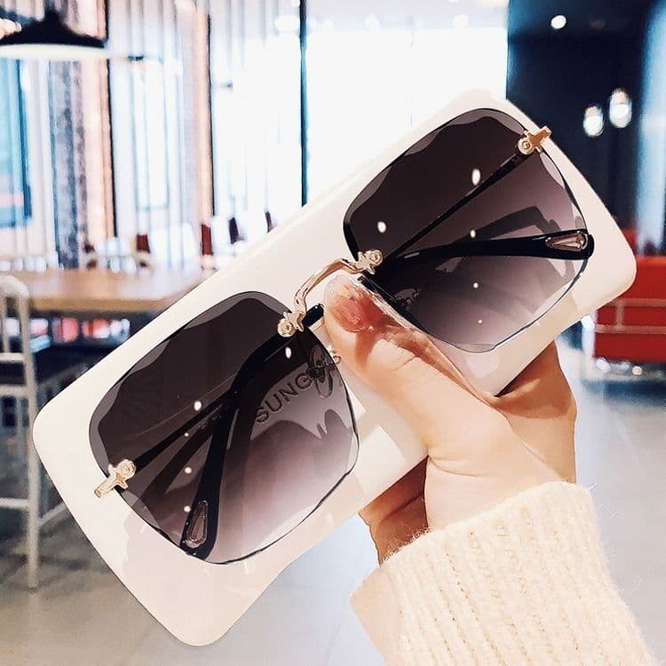 oculos de sol óculos feminino de sol óculos de sol feminino com proteção uv óculos de sol quadrado feminino Influencer S