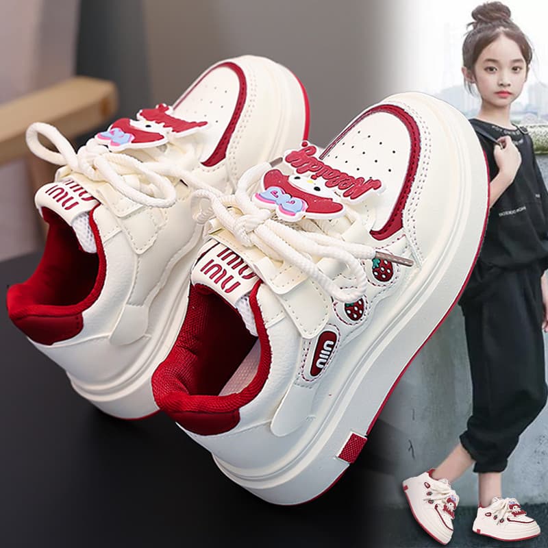Meninas sapatos infantis tênis infantis 2026 novo estilo verão Casual All-Match tênis de sola macia princesa sapatos bra