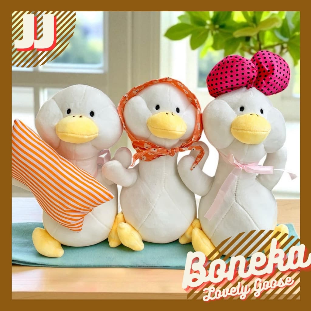 Adorável Boneca Pato GOOSE 30 CM