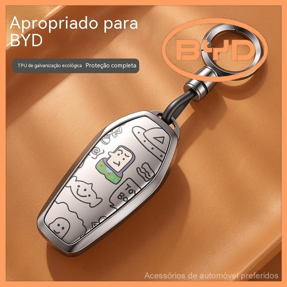 Capa de chave em estoque para BYD Han Qin Plus DMI Song Pro Tang L Yuan UP Destroyer 05 Seagull Seal 06 Dolphin Buckle P