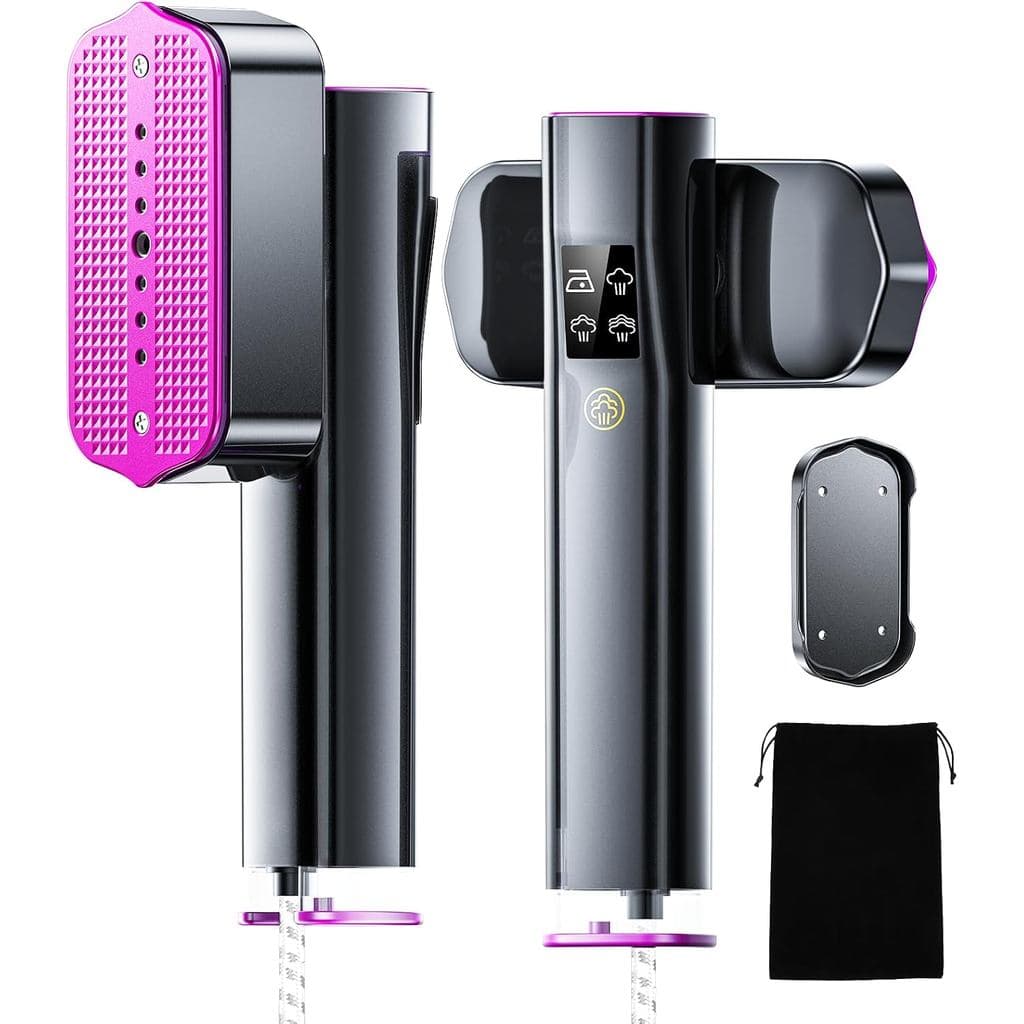 Ferro a vapor vertical, vaporizador de roupas portátil 2 em 1 e ferro de passar, ferro vertical portátil de 1300W, capaz