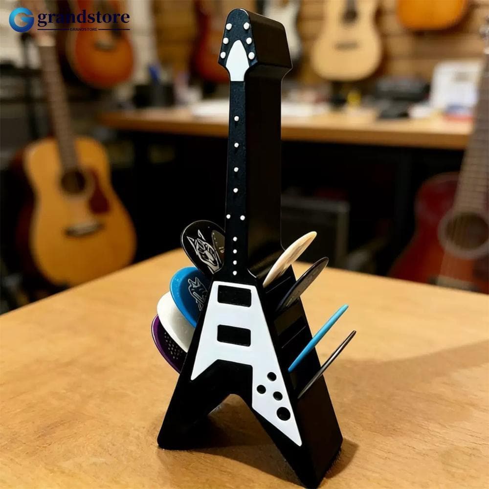 GRANDSTORE 3D Impresso Amplificador De Guitarra Forma Picareta Organizador Em De V Suporte De Armazenamento Portátil À P