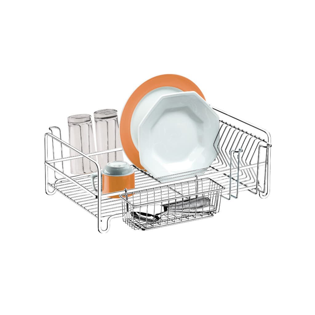 Escorredor de Louças Cromado Inox 1606 FUTURE beleza e praticidade