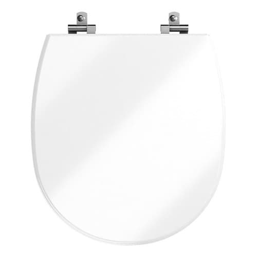 Assento Sanitário Fast Branco Em Resina Moldada