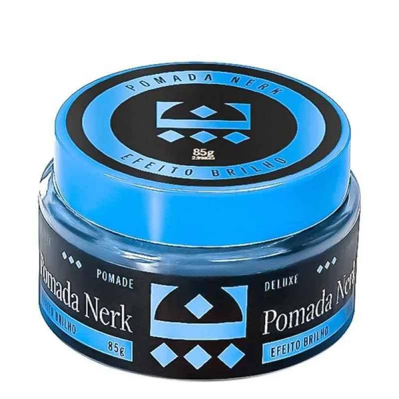 Pomada Modeladora NERK Embaixador 85g | Efeito BRILHO Molhado | Fixação Forte e Alta Durabilidade