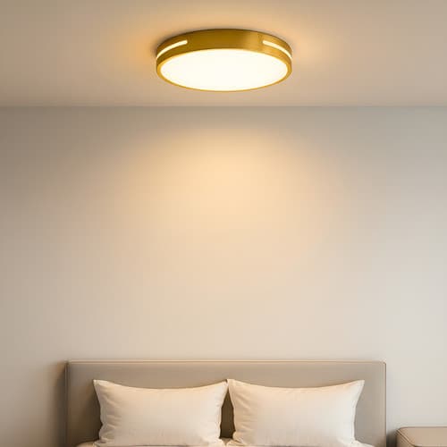 Luminária Lustre Led Integrado Plafon Painel Led 3 tons luz Redonda Sobrepor Minimalista 30cm 21cm