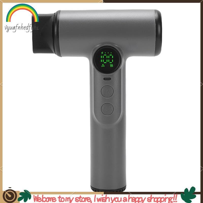 Secador De Cabelo Portátil Sem Fio Para Viagem/Ao Ar Livre 30000 Rpm Íons Negativos Carregamento USB De Alta Velocidade