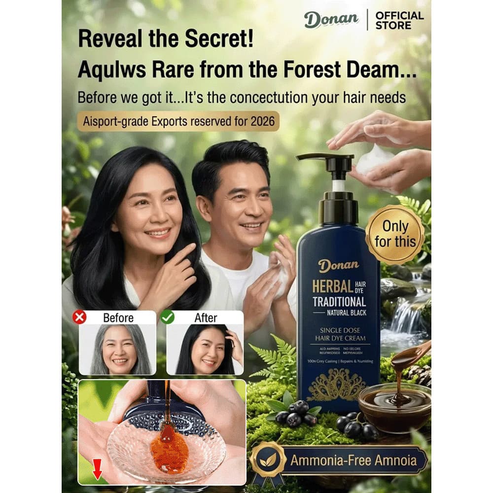 [À Base de Ervas] Tintura de Cabelo/Longa Duração/Cor Natural/Herbal/Sem Danos