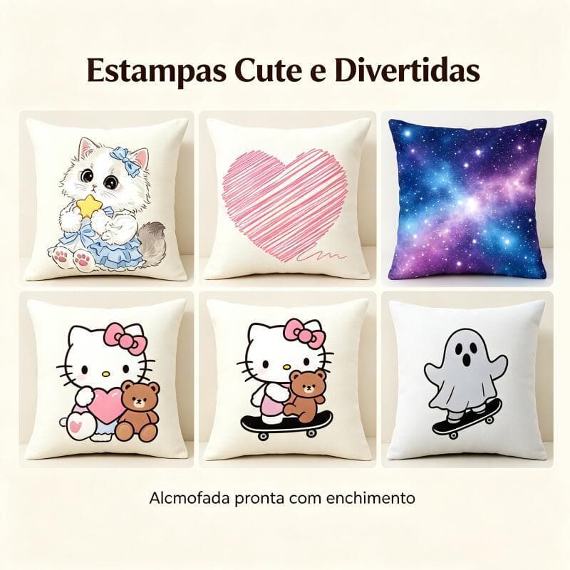 Vários Travesseiros De Desenhos Animados 45*45CM