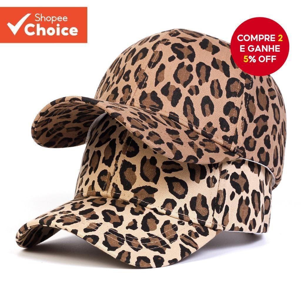 Versátil Quente Para Mulheres Chapéu De Beisebol Ajustável Com Estampa De Leopardo : Sol Unissex Aventuras De Primavera