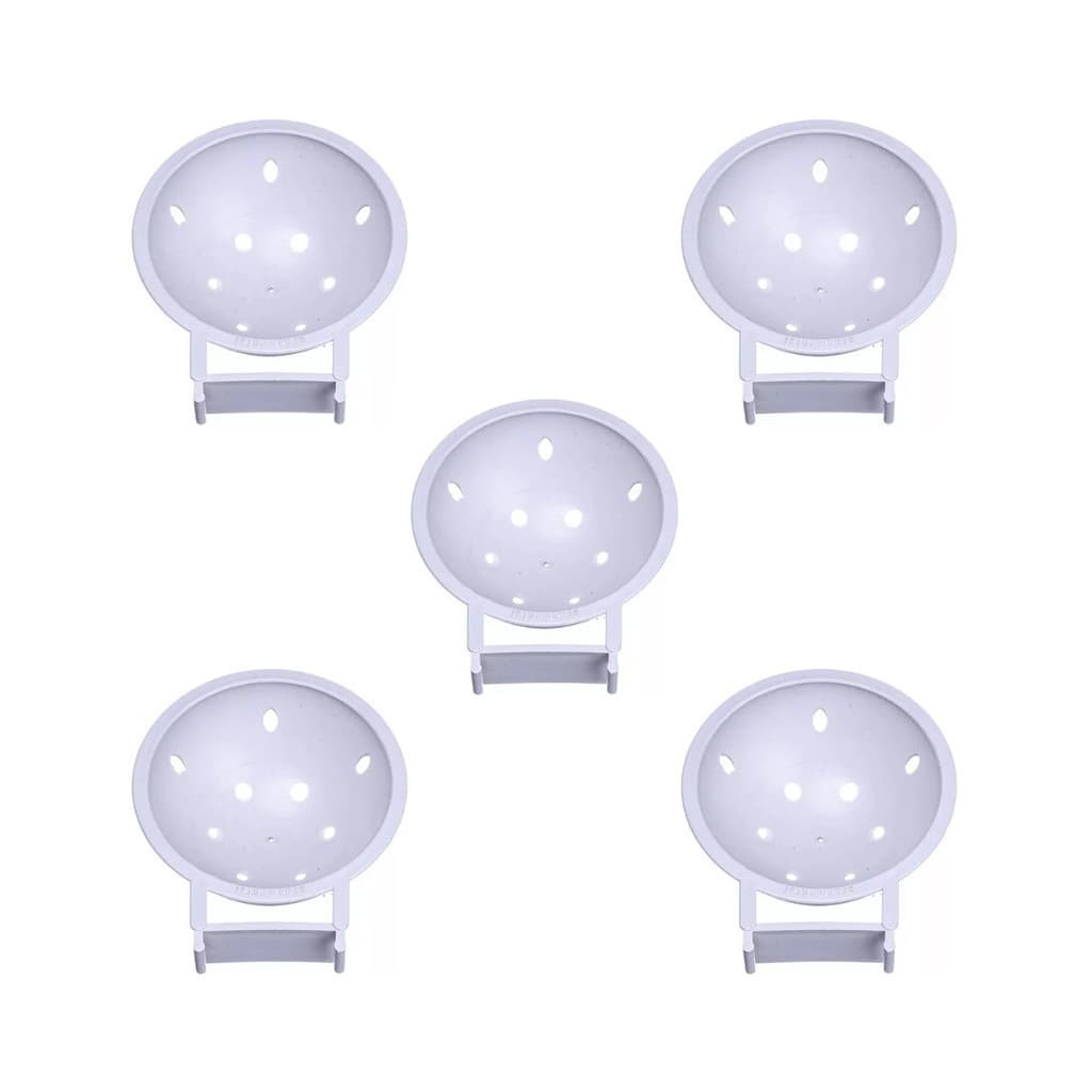 Kit 05 Ninho Branco Para Canário Belga Reino Pintassilgo Papa Capim Pintassilgo Tizil