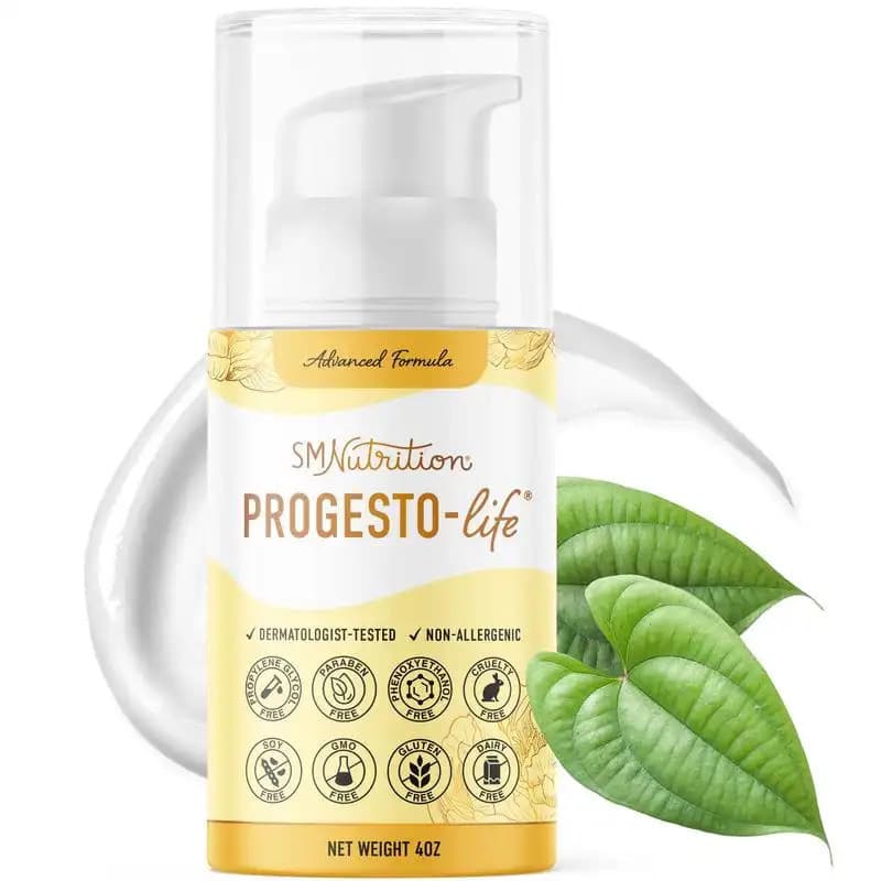 Creme Avançado Progesto-Life para Equilíbrio Hormonal Feminino da Nutrition |   Bioidêntico, Micronizado e Certificado p