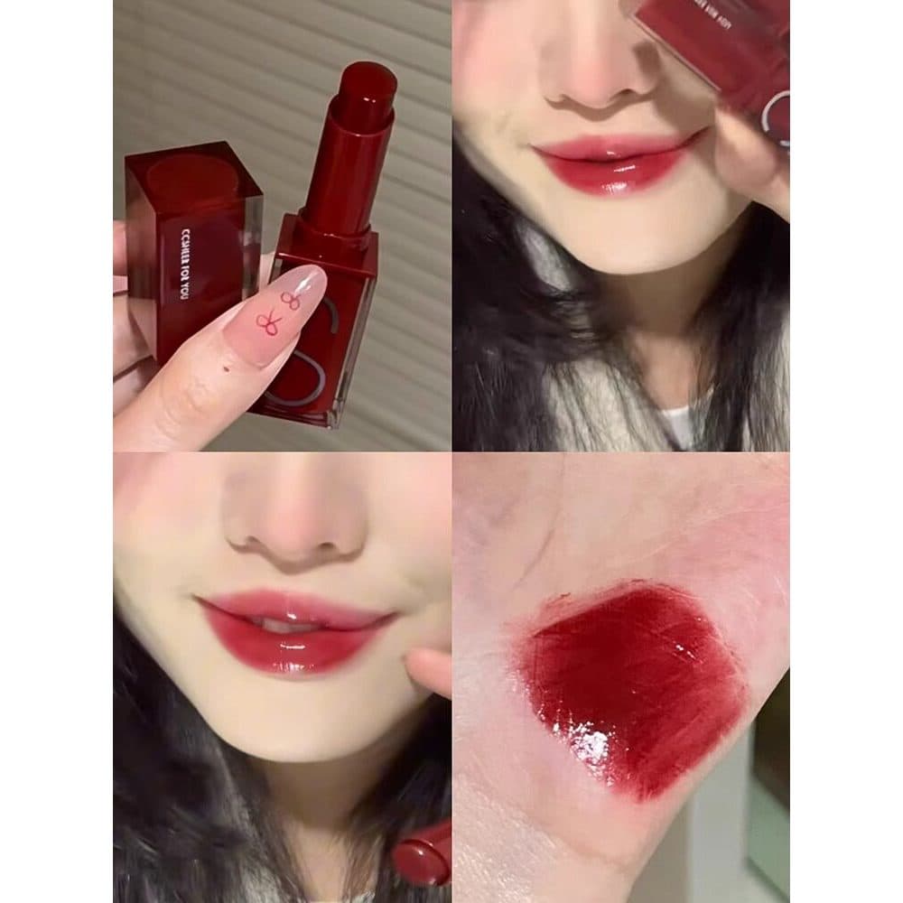 Toranja Xiaoxi sólido brilho labial espelho brilho de água batom positivo leite vermelho chá 2024 novo estilo estudante