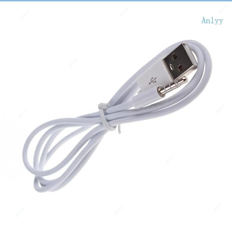 Carregamento USB Anlyy 3 Plugues 5 Mm Para Reprodutores Áudio Branco Comprimento 1 M