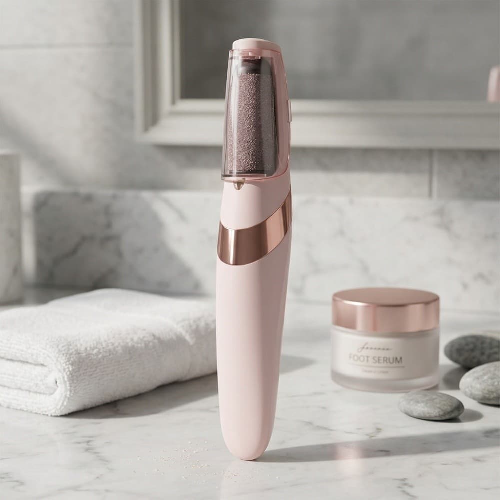 Lixador Elétrico para Pés Esfoliante Recarregável USB Remove Calos e Pele Grossa