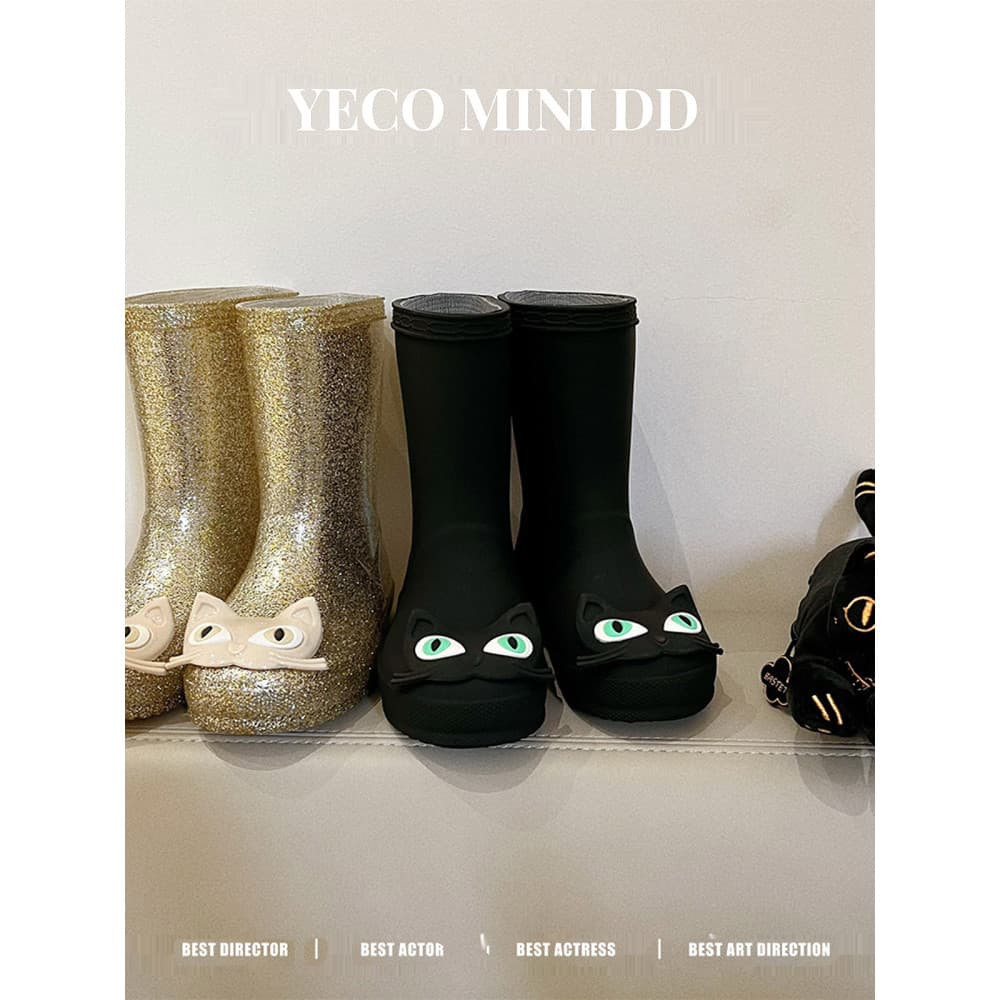 Mini mini dd 2024 outono novo estilo botas de chuva meninas botas de chuva crianças princesa bonito versão coreana
