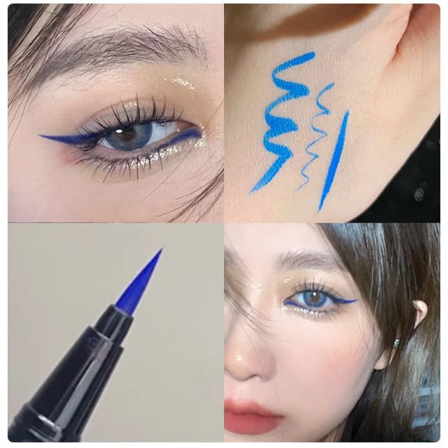 Festa Enchantress Azul!Caneta delineadora líquida à prova d'água, à prova de suor, de longa duração, sem manchas, Klein