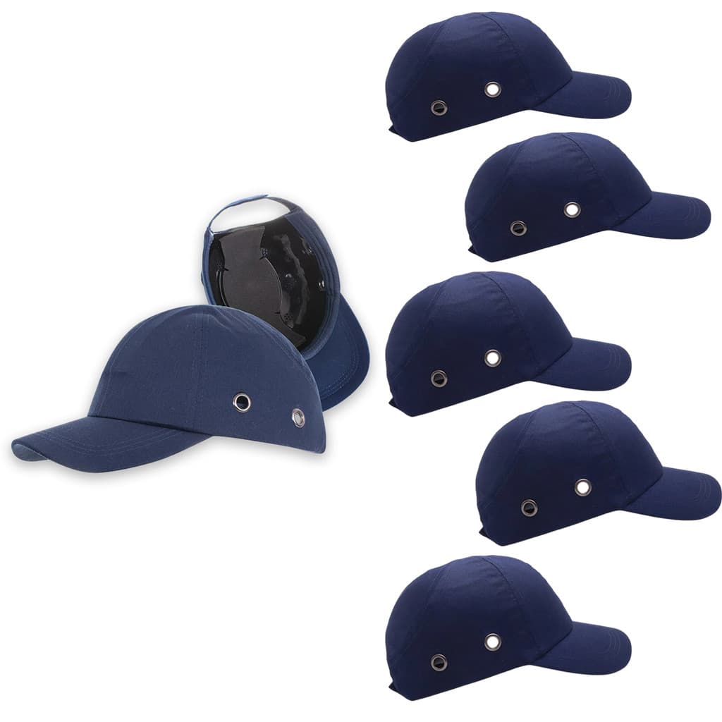 Bone com Capacete EPI Kit 5 Uni Obra Seguranca do Trabalho Casquete Conserto Construcao Oficina Resistente Protecao