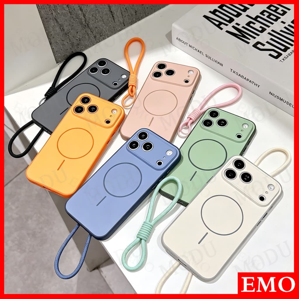 Capa de celular de luxo, vem com cordão, adequada para os telefones coloridos Xiaomi 15t 14t Pro 5G 4G Poco X8 X7 X6 X5