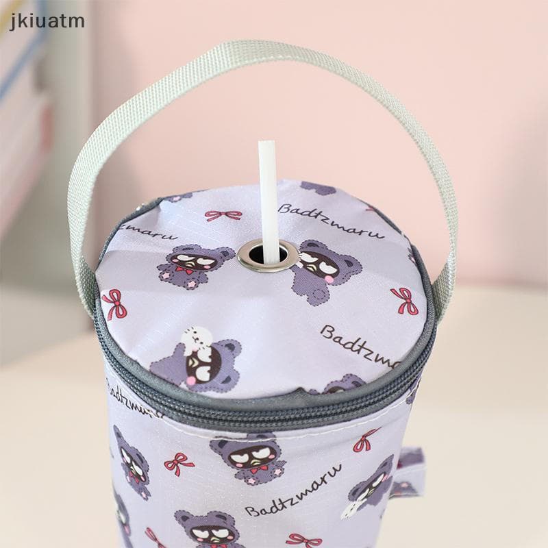 [jkiuatm] Hello Kitty Leite Chá Preservação De Calor Bolsa Sacola Garrafa De Bebê Guarda-Chuva Drinkware Carregando Capa