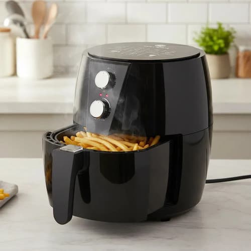 Fritadeira Air Fryer Cairo 4,8l Preta Premium Unitermi Preto 220v