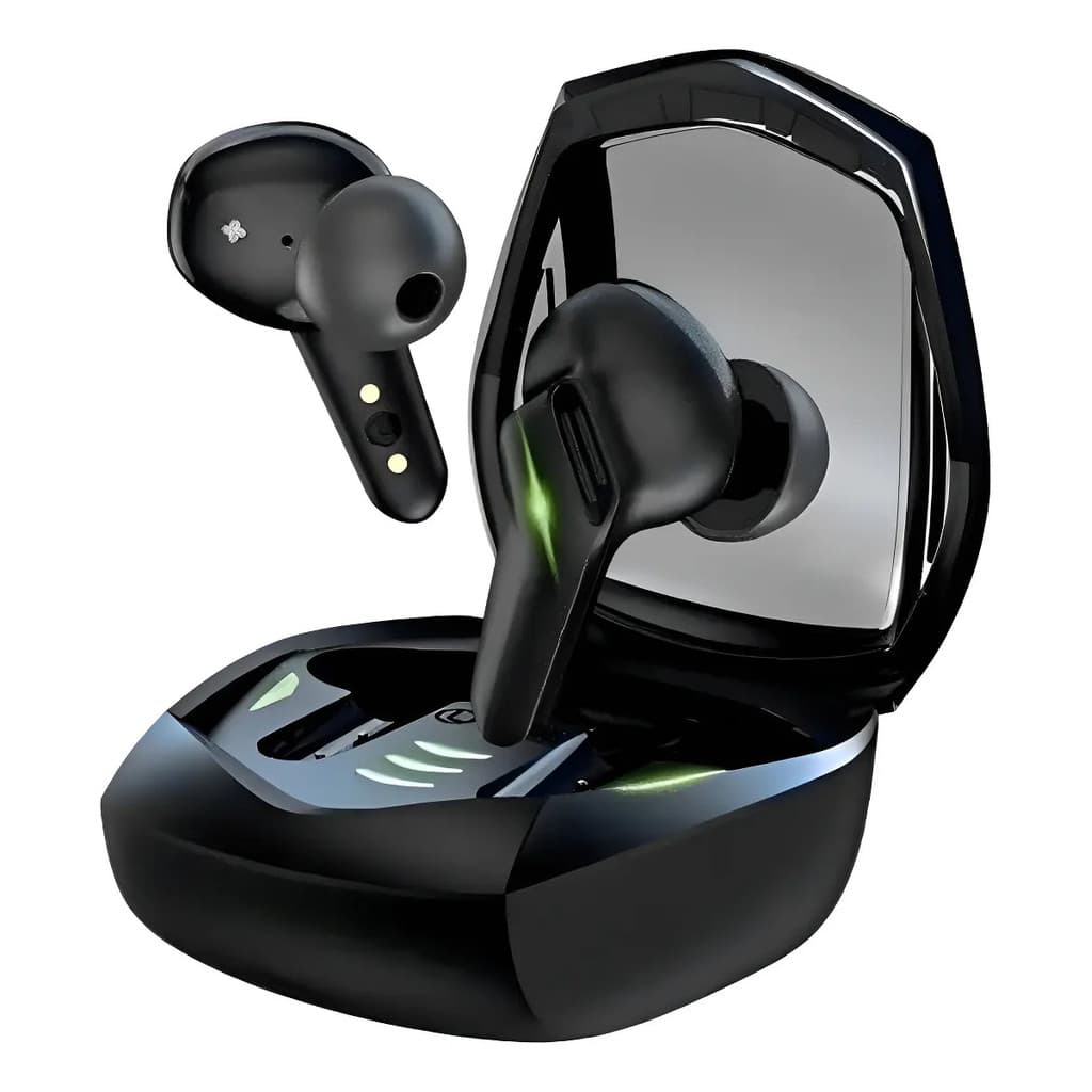 Fone In-ear Gamer Kaidi KD-776 Preto Bluetooth 5.3 TWS Com Microfone