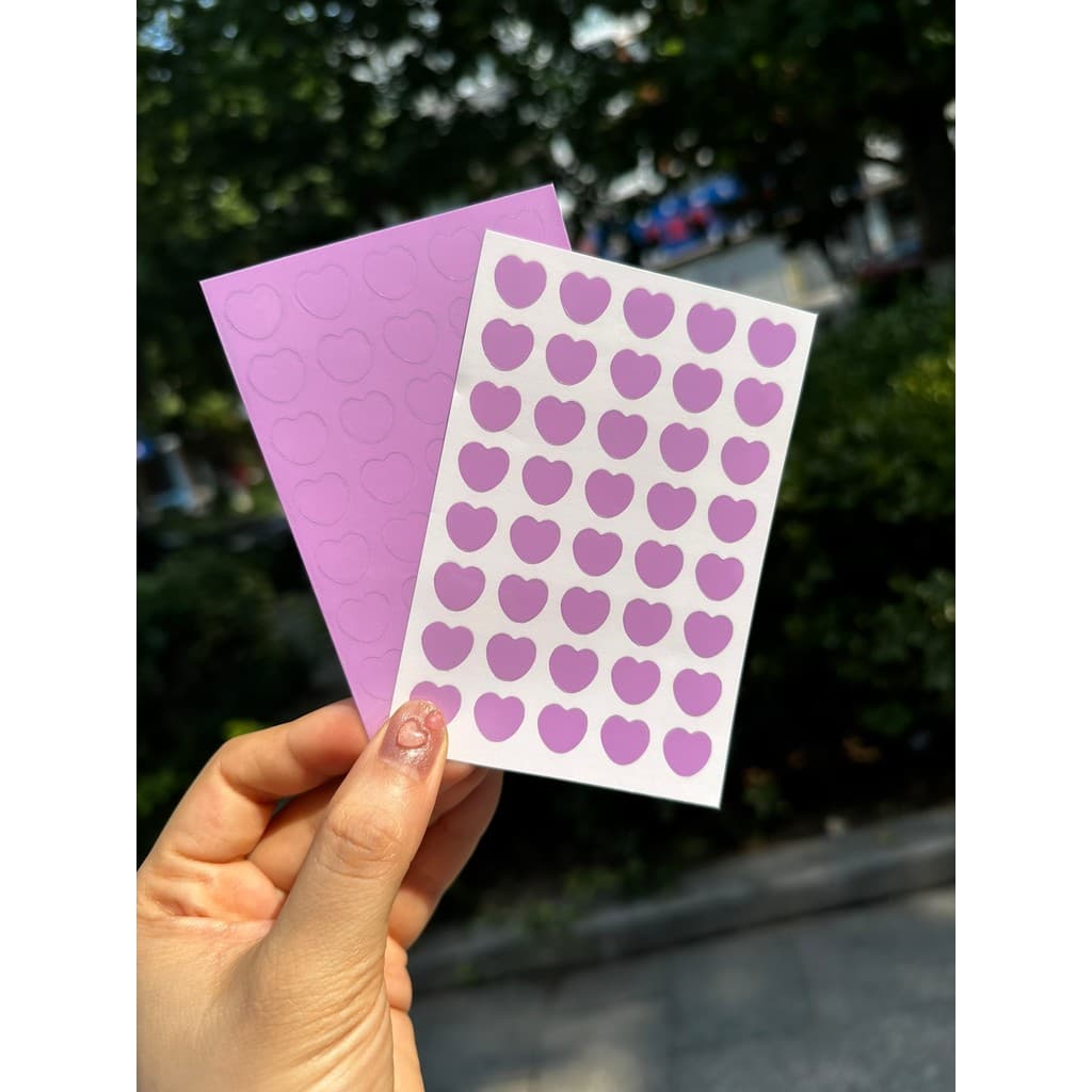 Adesivo de Sensor ultravioleta pequena flor amor encontra luz roxa para roxo ultravioleta vigilância adesivo protetor so