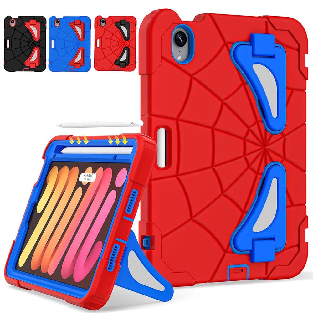 Capa À Prova De Choque Com Padrão De Herói Amigável Para Crianças Suporte Caneta Integrado/Alça De Ombro iPad Air 11 202