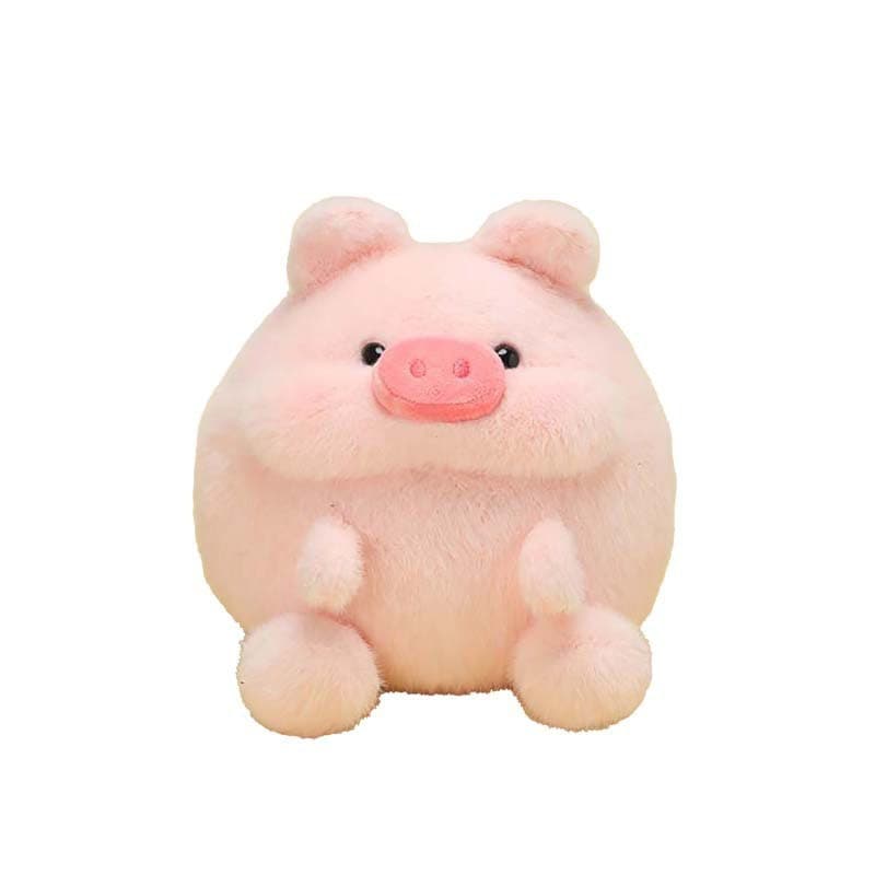 Bonito gordo Dun porco brinquedo de pelúcia boneca pinguim acompanhando boneca decoração aprendizagem jogo presente aniv