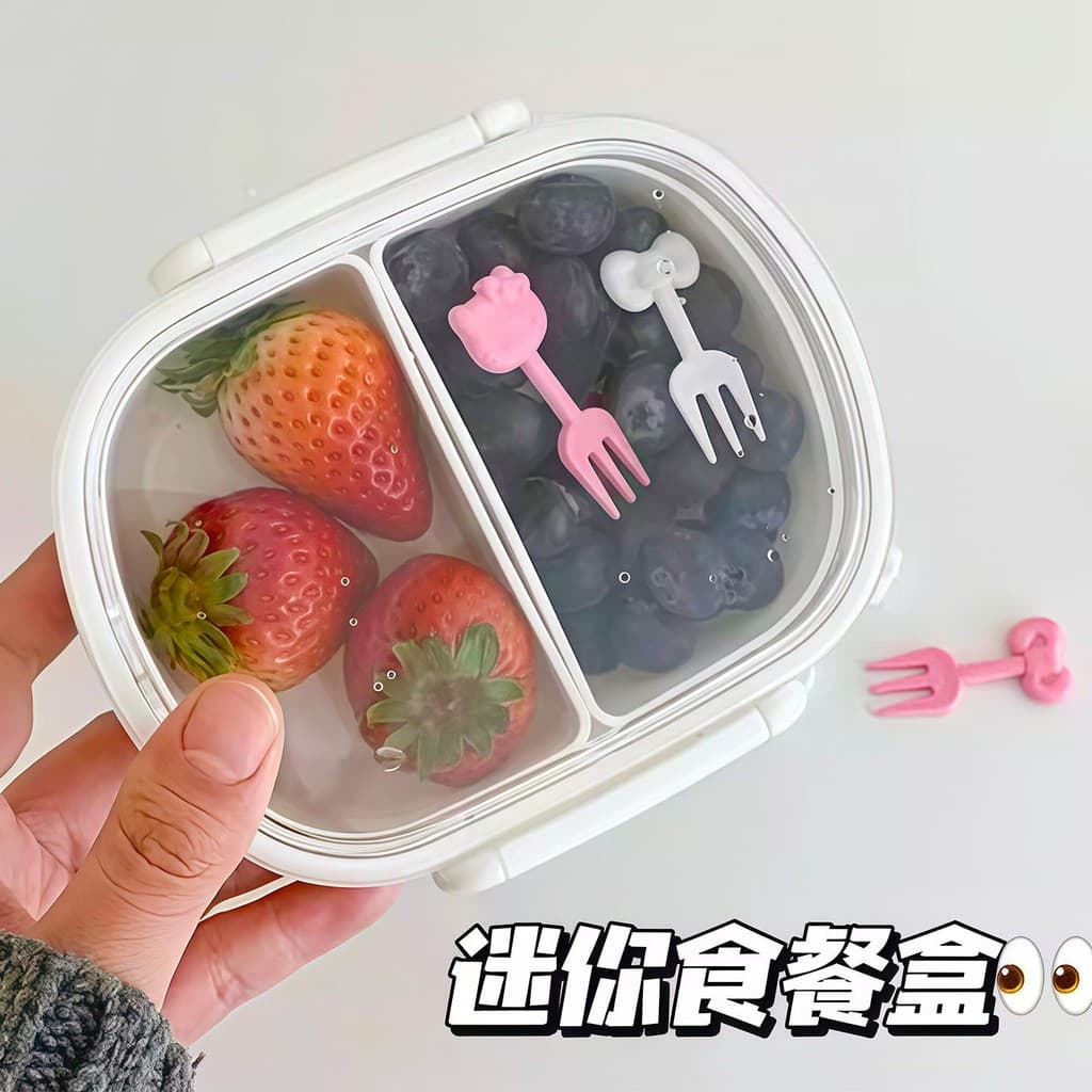 Caixa de frutas estudantes da escola primária grau alimentício fresco-mantendo lancheira jardim de infância bebê criança