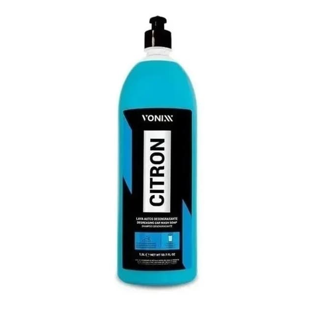 Citron 1,5L Shampoo Desengraxante Para Limpeza Automotiva Vonixx